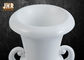 Плантаторы классических ваз пола стеклоткани ваз таблицы Сентерпьесе свадьбы лоснистых белых крытые