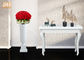 Вазы таблицы стеклоткани трубы деталей Хомеварес штейновых белых ваз пола декоративные