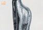 статуя пола скульптуры жирафа Фигуринес Полыресин стекла мозаики серебра 183км х животная