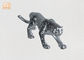 Домашний серебр оформления листал скульптура леопарда стеклоткани Фигуринес Полыресин животная