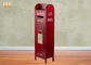 Деревянные шкафы хранения МДФ коробки столба красного цвета шкафа шкафов хранения пола декоративные деревянные