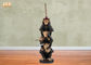 Фигурине статуи Полыресин держателя туалетной бумаги скульптура обезьяны смолы античного декоративная