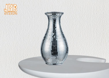 Вазы стекла мозаики современных деталей Хомеварес вазы таблицы стеклоткани декоративных серебряные