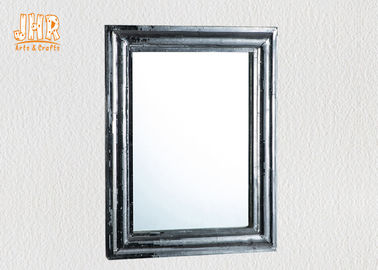 Зеркало стены домашнего оформления традиционное прямоугольное с серебряной рамкой стекла мозаики