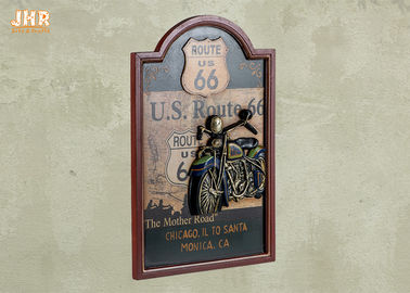 Стена маршрута 66 подписывает металлические пластинкы стены мотоцикла оформления стены дороги матери античные деревянные
