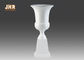 Белизна прочной вазы пола плантаторов стеклоткани лоснистая