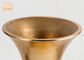 Форма трубы плантаторов лоснистой стеклоткани золота декоративная
