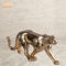 Финиш листового золота стеклоткани Figurines Polyresin животной статуи леопарда смолы оформления животный